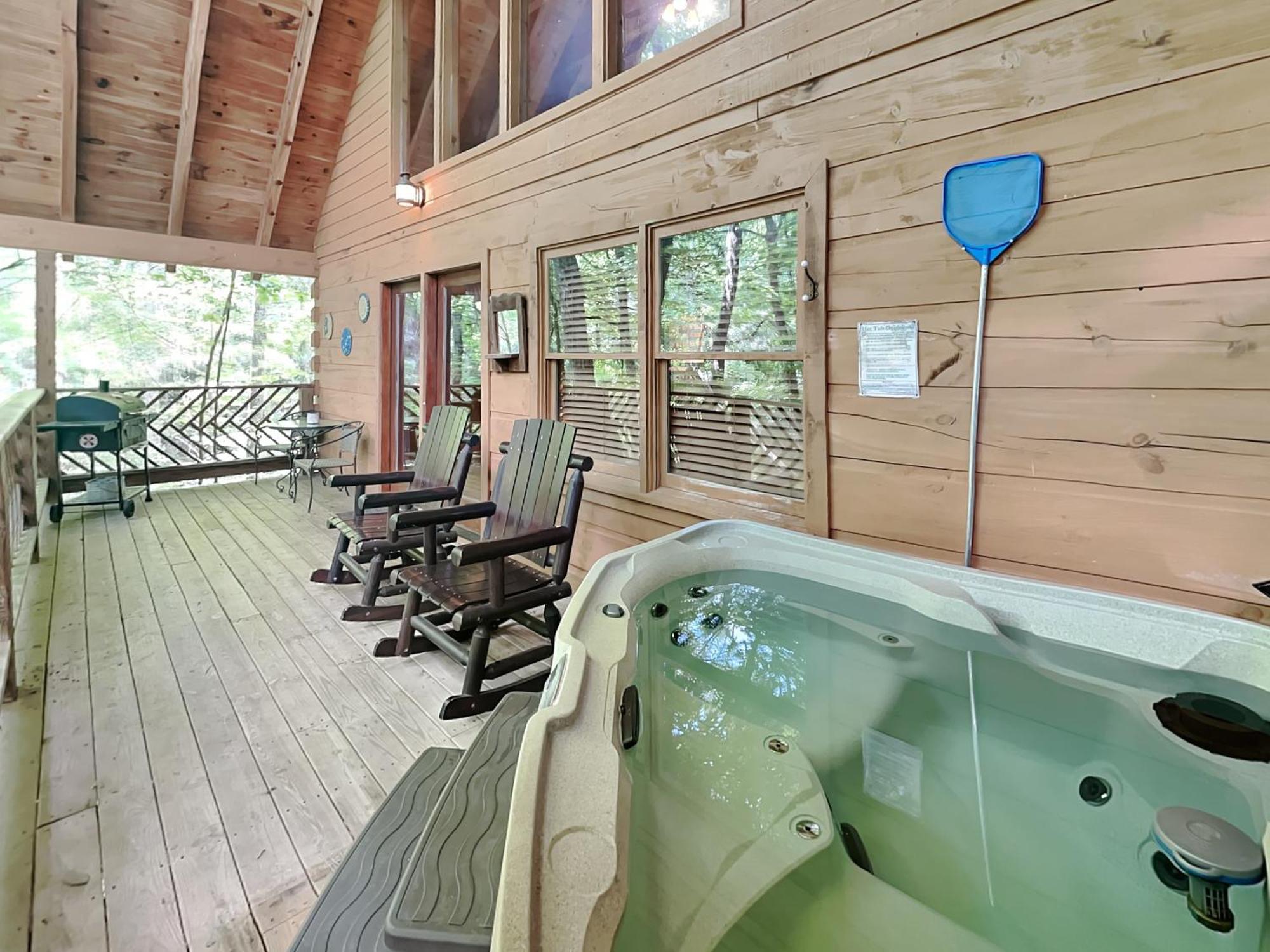 Above Ole Smokys Clouds Villa แกตลิงเบิร์ก ภายนอก รูปภาพ